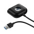 Baseus CAHUB-AY01 Square Round 4 in 1 Type A USB Hub Adapter